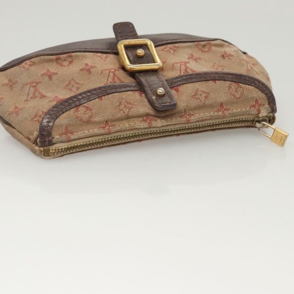 LOUIS VUITTON Monogram Mini Ansophie Pouch Red M92696 LV Auth 121201 - Picture 7 of 16